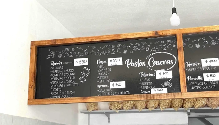 La Familia Pastas Caseras -  Menu - Alta Gracia