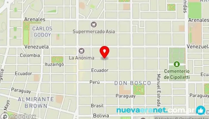 mapa de La Fe Panadería en Cipolletti