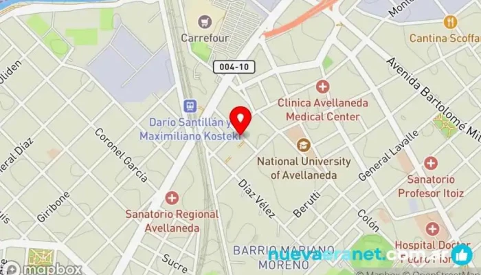 mapa de La Fe Panadería Panadería en Avellaneda