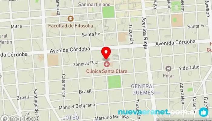 mapa de La Francesa Panadería, Pastelería en J5402AHB