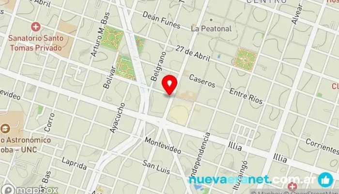 mapa de La Lihue Panaderia Velez Panadería en Córdoba