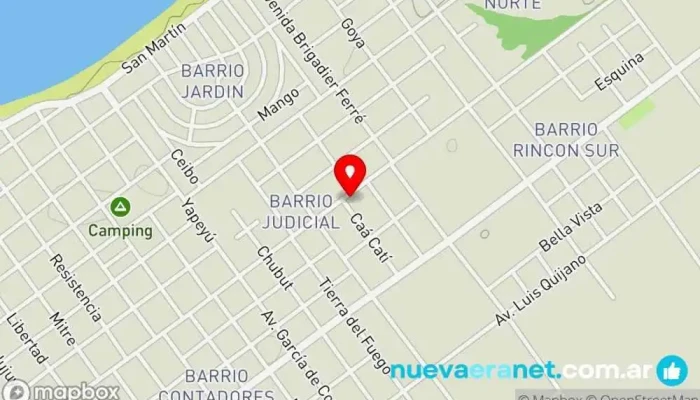 mapa de La Marcelina Paso De La Patria  en Paso de la Patria
