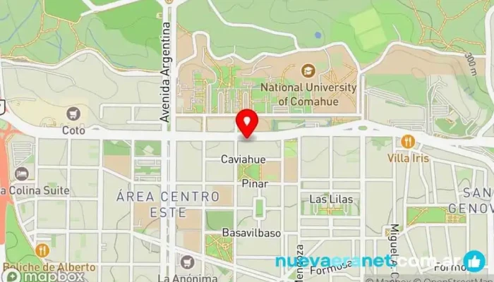 mapa de La Martina Panadería Panadería en Neuquén