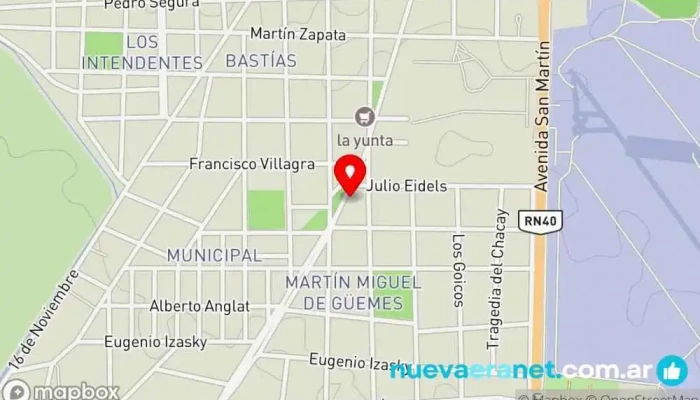 mapa de La Mendocina Panadería en Malargüe