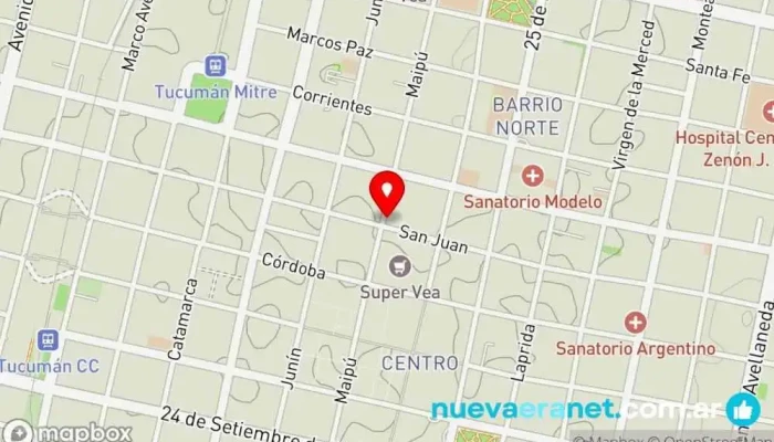 mapa de la mia casa Tienda de muebles en San Miguel de Tucumán