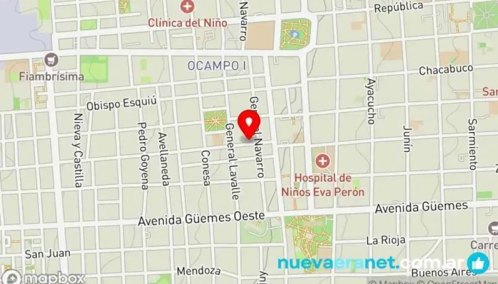 mapa de LA MIGA PANADERIA & CONFITERIA Panadería en San Fernando del Valle de Catamarca