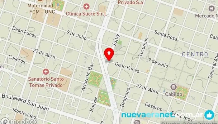 mapa de LA MONACO Panadería en Córdoba