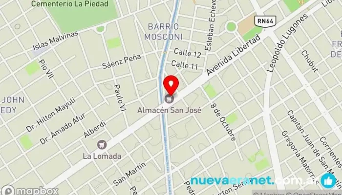mapa de La Moro Pan De Raza Panadería en Santiago del Estero