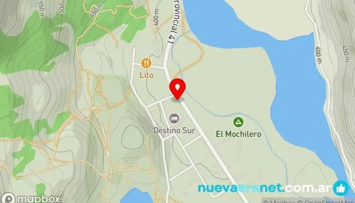 mapa de La Nana Cafetería en El Chalten