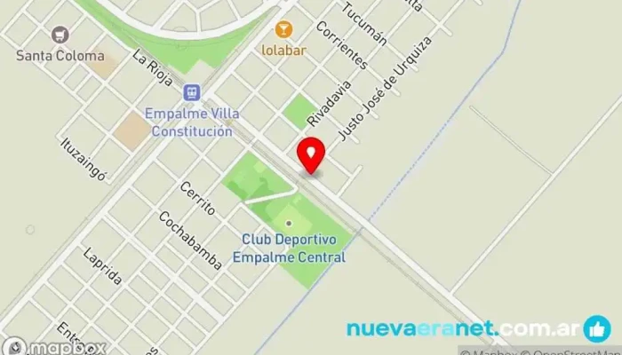 mapa de La nonna Panadería en Empalme Villa Constitución