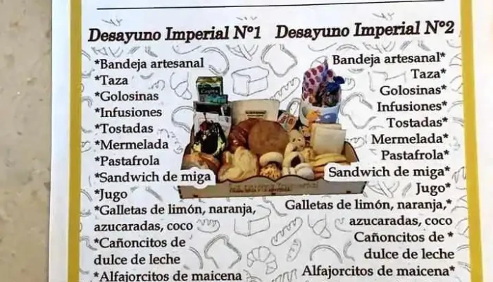 La Nueva Imperial Panaderia Y Confiteria -  Carta - Villa Nueva