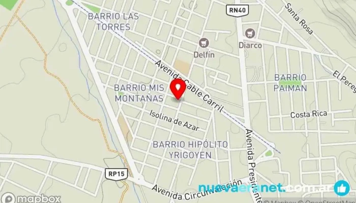 mapa de La Pacica Tienda de alimentación en Chilecito