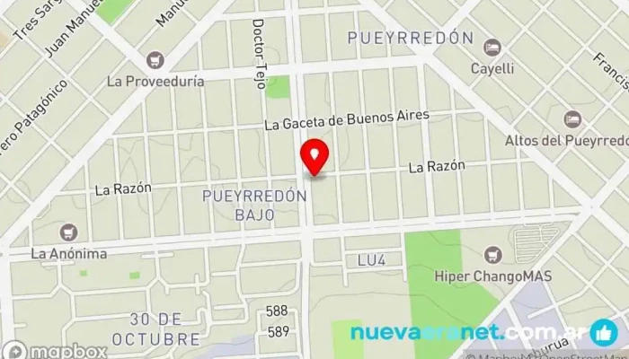 mapa de La Pana. Panaderia artesanal Panadería en Comodoro Rivadavia