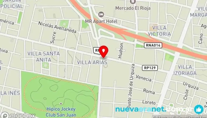 mapa de La Panaderia Calidad Panadería en Rivadavia