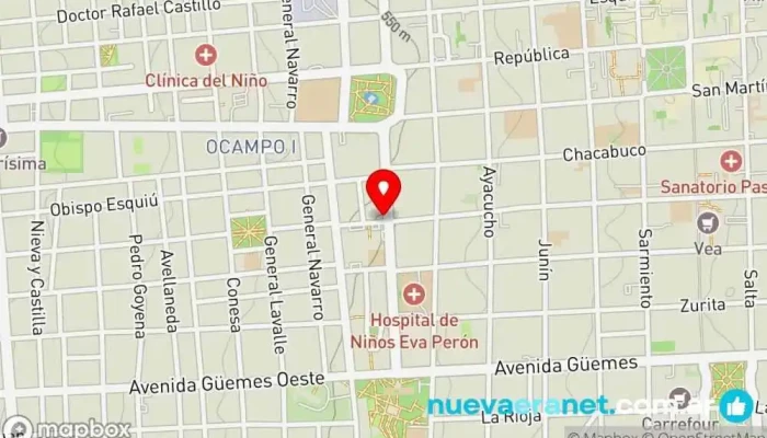 mapa de La Panadería Cosas Ricas Panadería en San Fernando del Valle de Catamarca
