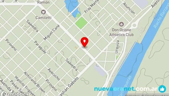 mapa de La panaderia Panadería en Barranqueras