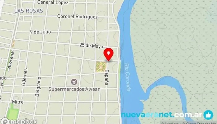 mapa de La Panadería Panadería en Coronda