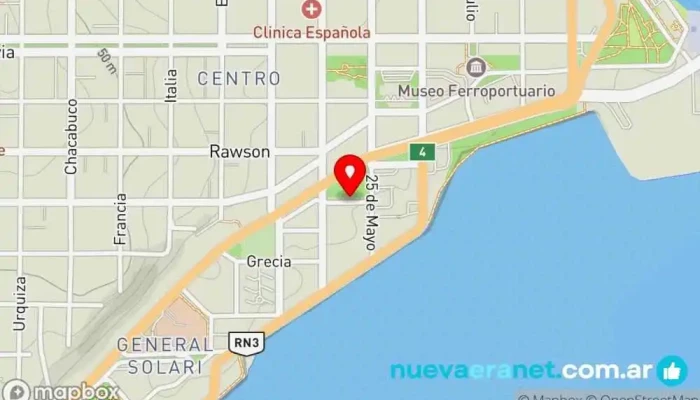 mapa de La Panadería On Line Panadería en Comodoro Rivadavia