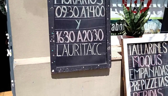 La Panaderia Sin Tacc Lauritacc Carta - Santa Fe de la Vera Cruz