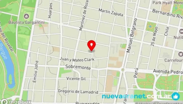 mapa de La Parra Panadería en Mendoza