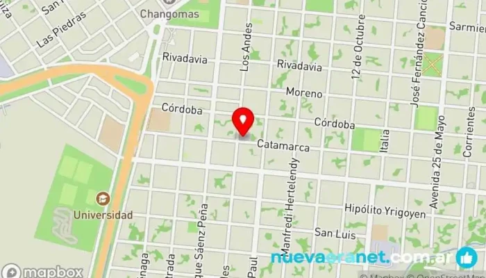 mapa de La pastelería Pastelería en Clorinda