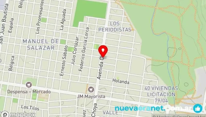 mapa de La Pastelería Pastelería en San Fernando del Valle de Catamarca