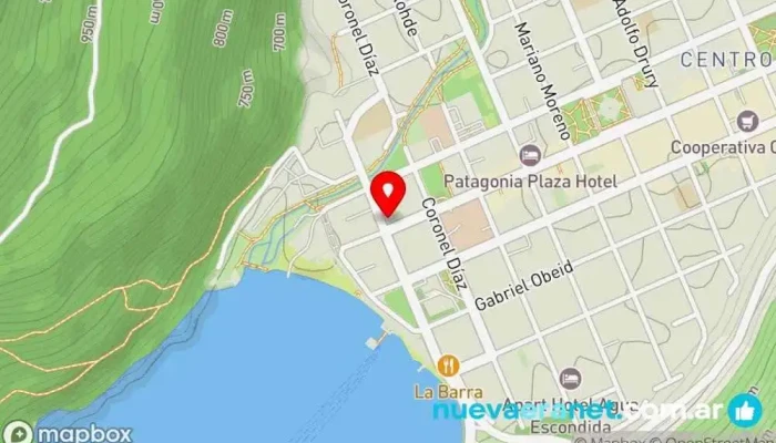 mapa de La Pasteleria Sma Panadería en San Martín de los Andes