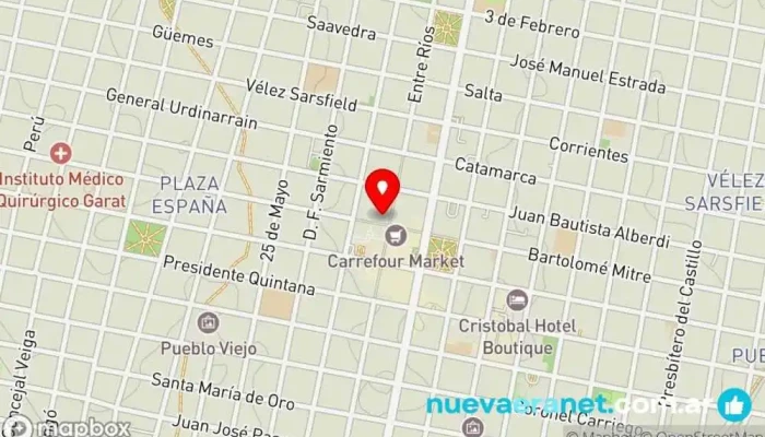 mapa de La Patik Bakery Panadería en Concordia