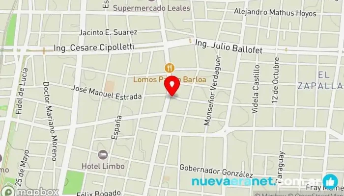 mapa de La Pichona (Panadería y Confitería San Martín) Cafetería, Panadería en Las Heras