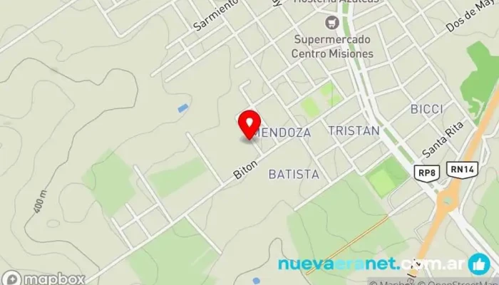 mapa de La polaquita panificados Panadería mayorista en Campo Grande