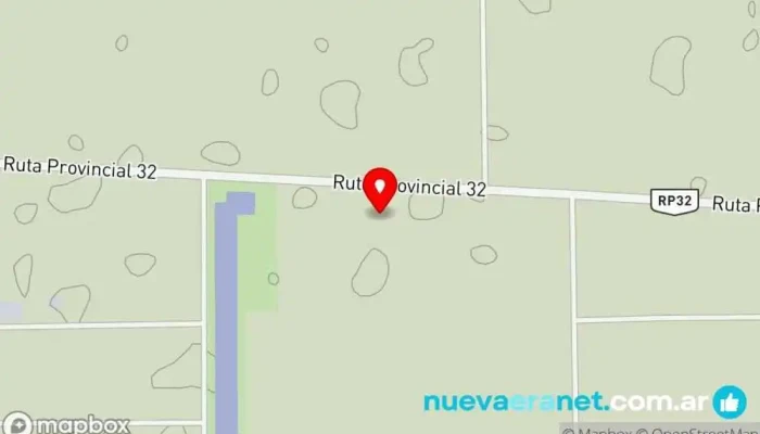 mapa de La Posada del Rayo  en Villa Ocampo