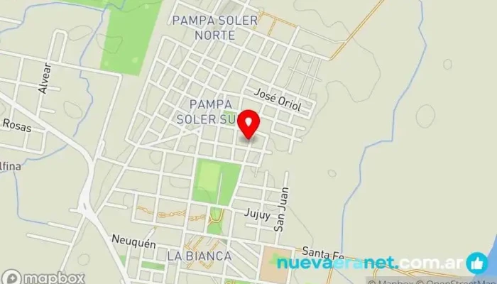 mapa de La receta de mamá Panadería en Concordia