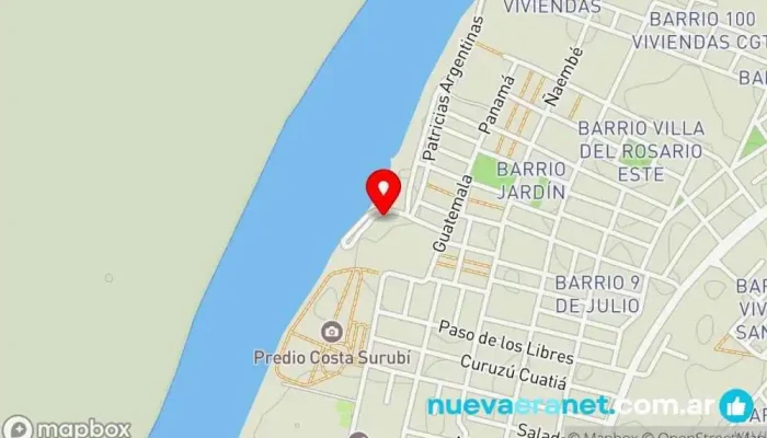 mapa de La reina churros Panadería en Goya