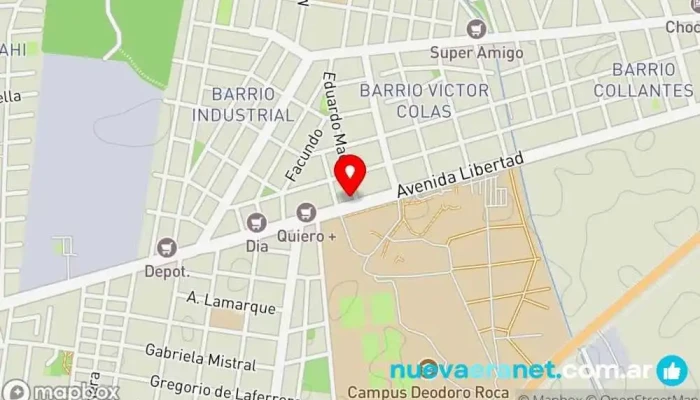 mapa de La Reina Corrientes Panadería en Corrientes