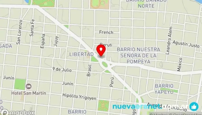 mapa de La Reina Corrientes Panadería, Supermercado, Almacén en Corrientes