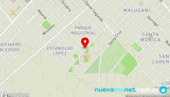 mapa de La Reina Panadería en Villa Constitución