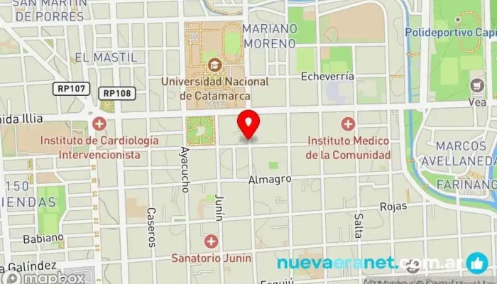 mapa de LA REINA PANADERIA ARTESANAL Panadería en San Fernando del Valle de Catamarca