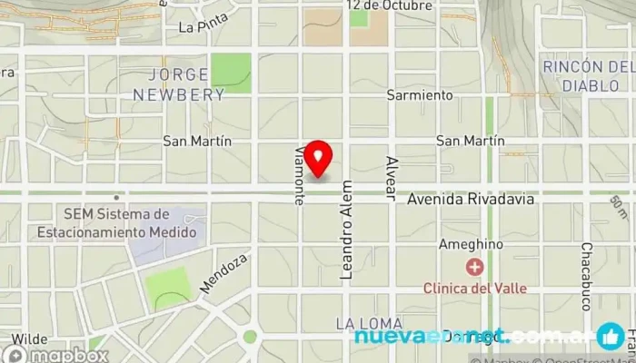 mapa de La Reyna Panadería en Comodoro Rivadavia