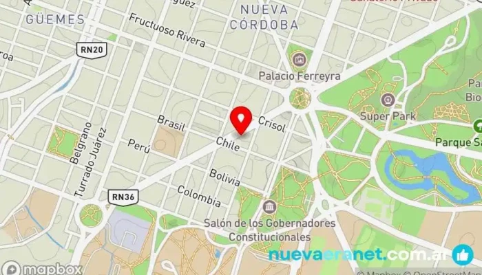 mapa de La Romanina – Panadería y Cafetería Panadería, Cafetería, Pastelería en X5000JGO