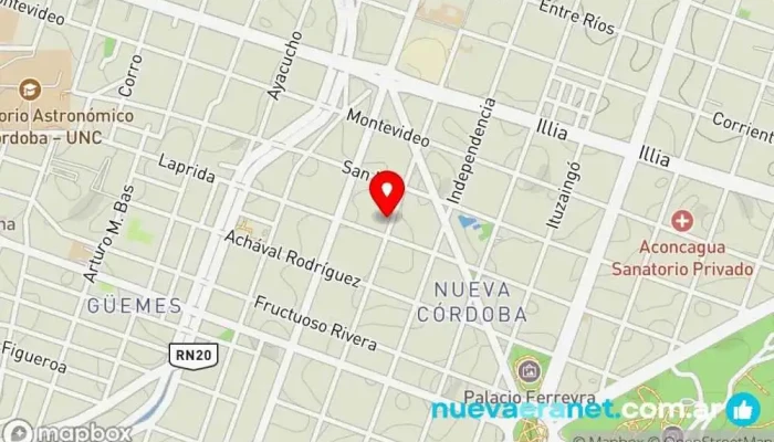 mapa de La Romanina Panaderías Panadería, Cafetería, Delicatessen, Pastelería en IYN