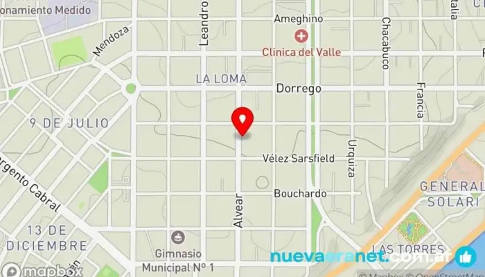 mapa de La Ronda Panadería en Comodoro Rivadavia