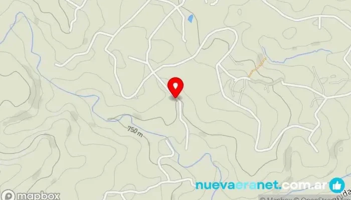 mapa de La soleada, Vertientes de la Granja Alojamiento en Córdoba
