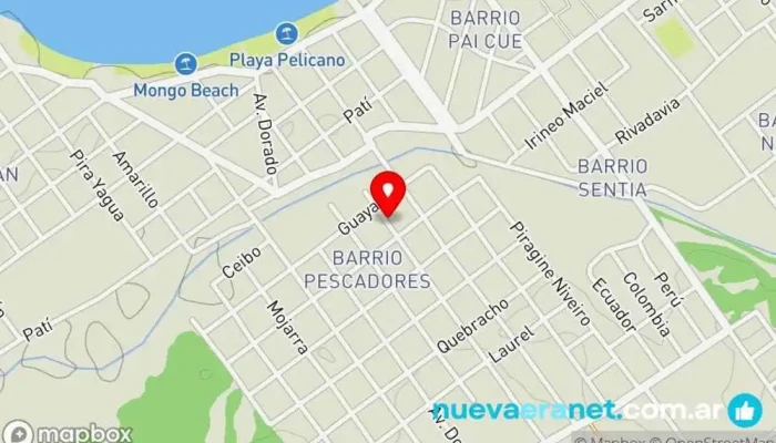 mapa de LA SOÑADA casa quinta  en Paso de la Patria