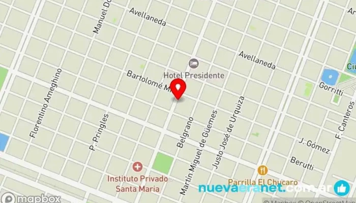 mapa de La Termal Panadería en Sáenz Peña