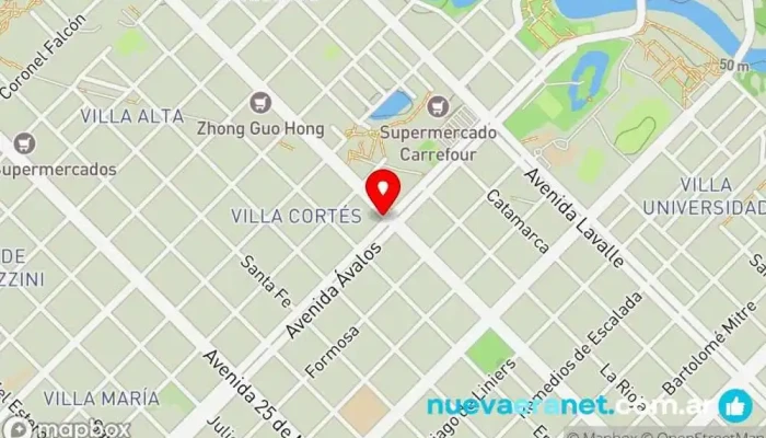 mapa de La Tienda Del Pan Panadería en Resistencia