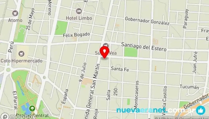 mapa de La Torinesa Panadería en Mendoza