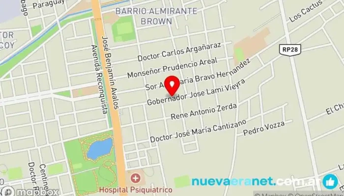 mapa de La Tosca Tienda de artículos de pesca en Santiago del Estero