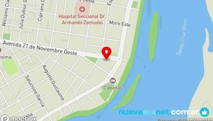 mapa de La Unión Panadería en Corpen