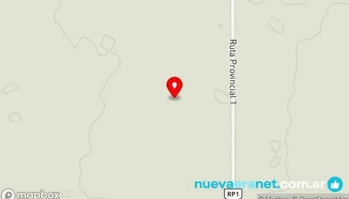 mapa de La valle Panadería en La Pampa