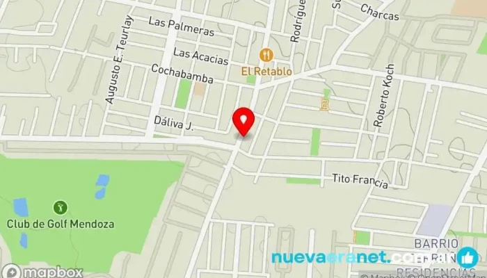 mapa de La vene Azcuenaga Panadería, Tienda de alimentación en Villa Nueva
